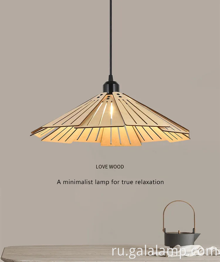 Элегантный японский деревянный подвесной кулон для чайных комнат